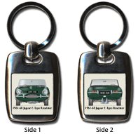 Jaguar E-Type Roadster S1 1961-68 Keyring 5